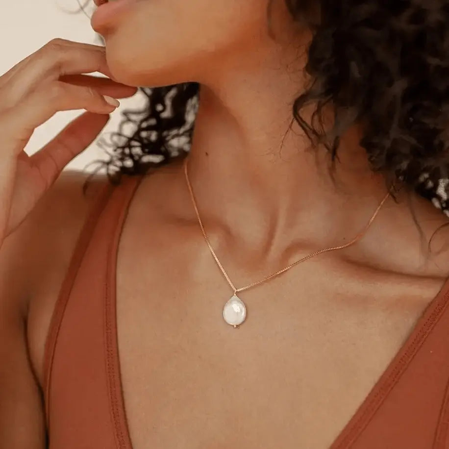 Collana con perla A minha loja