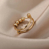 Anello Antistress con Perline per Combattere l'Ansia
