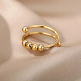 Anello Antistress con Perline per Combattere l'Ansia