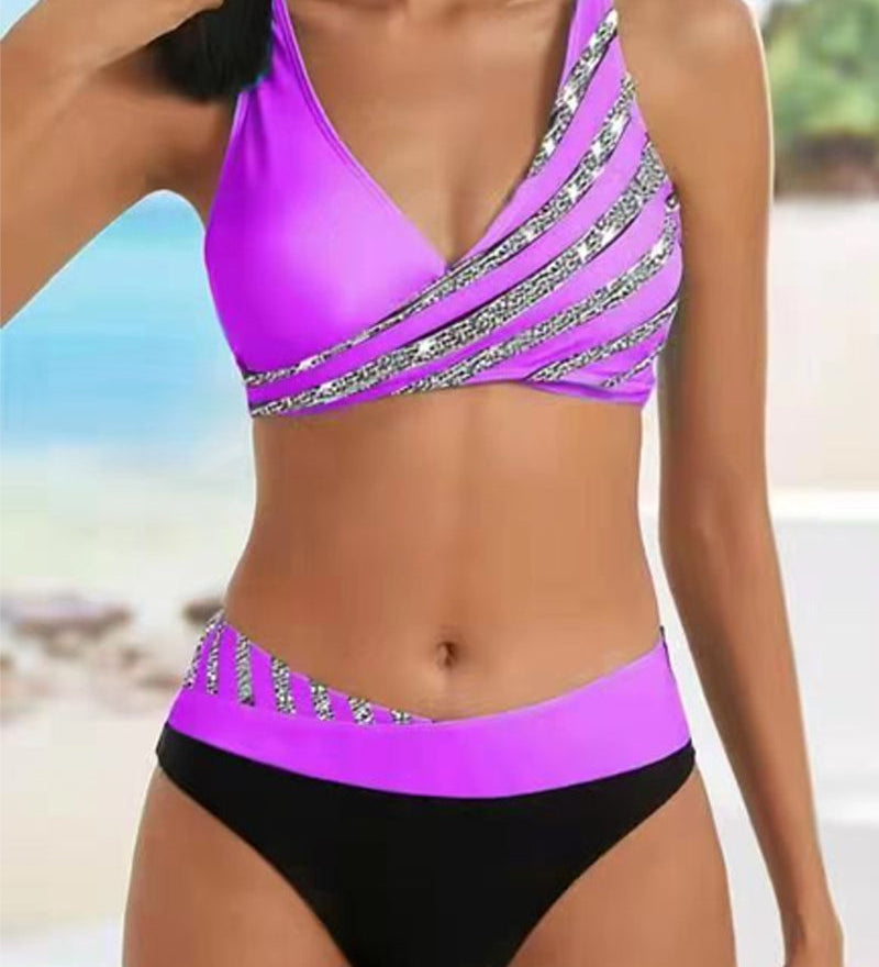 Mona - Bikini con Stampa in Toni Caldi A minha loja