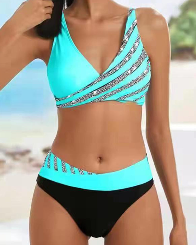 Mona - Bikini con Stampa in Toni Caldi A minha loja