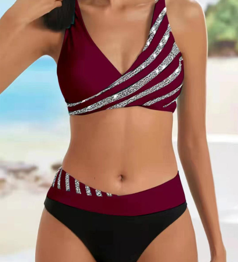 Mona - Bikini con Stampa in Toni Caldi A minha loja