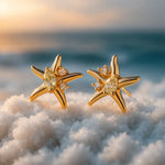 Orecchini a forma di stella marina A minha loja