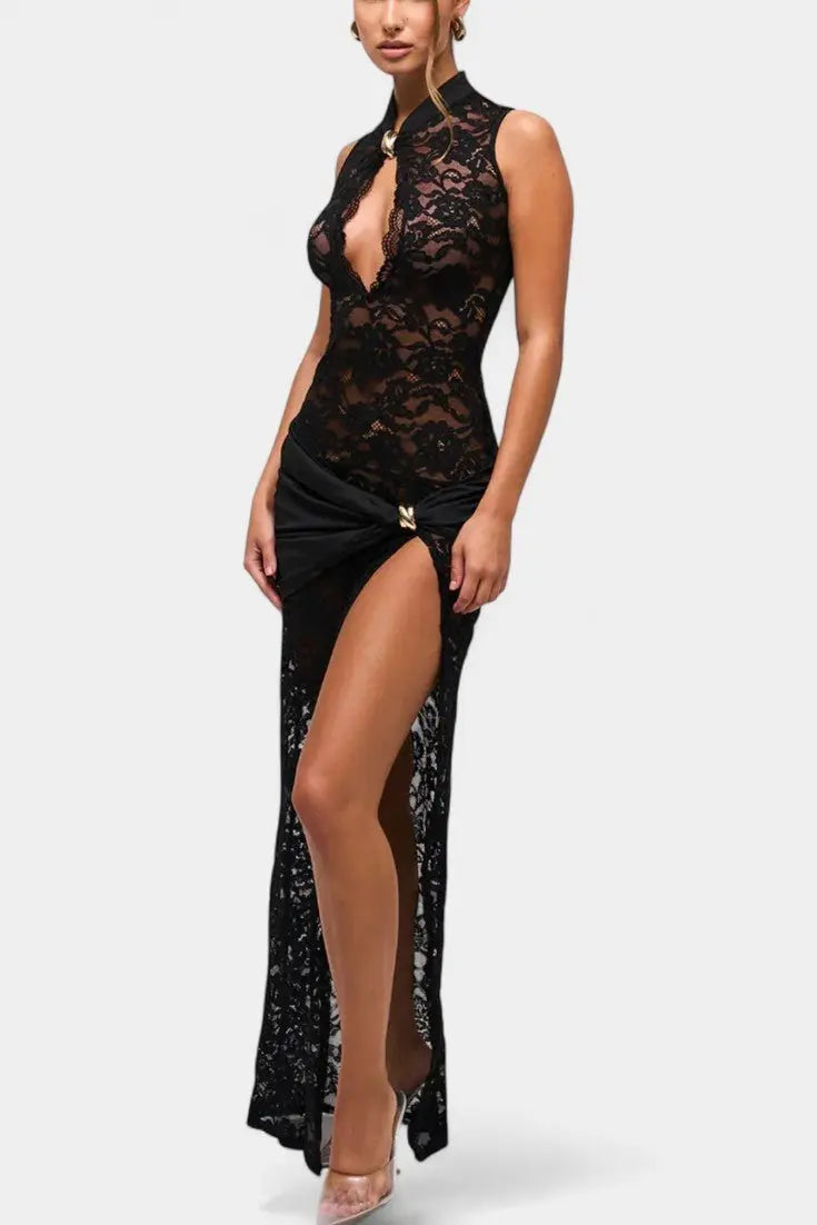 Irina™ | Abito in pizzo alla moda A minha loja