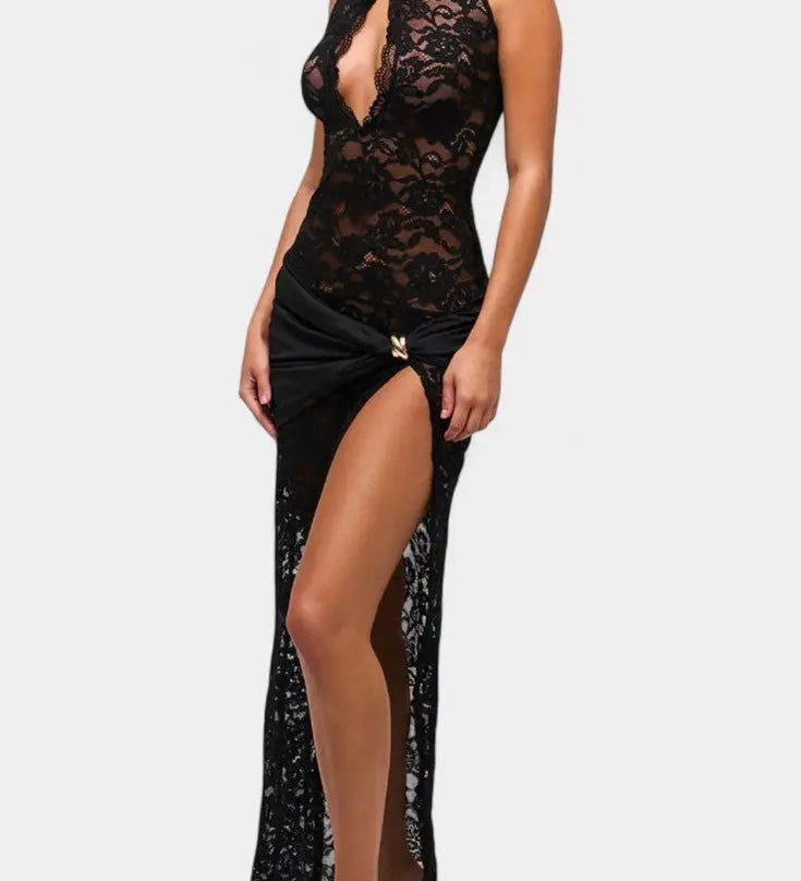 Irina™ | Abito in pizzo alla moda A minha loja