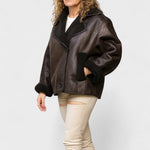 Isabelle™ Giacca in Pelle Donna A minha loja
