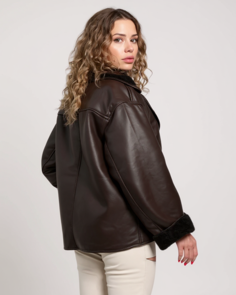 Isabelle™ Giacca in Pelle Donna A minha loja