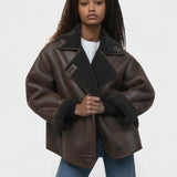 Isabelle™ Giacca in Pelle Donna A minha loja