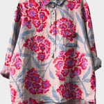 Jasminka | Blusa premium elegante con bordo in pizzo per un look perfetto A minha loja