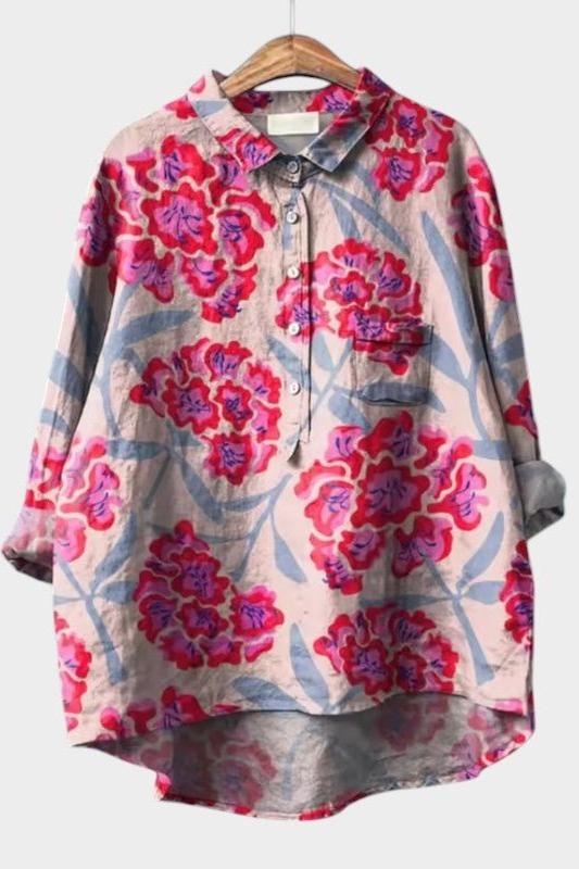 Jasminka | Blusa premium elegante con bordo in pizzo per un look perfetto A minha loja
