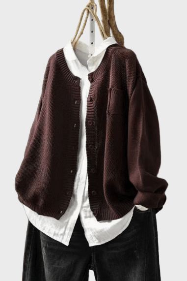 Cardigan lavorato a maglia morbido A minha loja