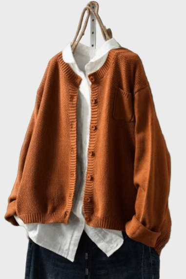 Cardigan lavorato a maglia morbido A minha loja
