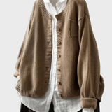 Cardigan lavorato a maglia morbido A minha loja