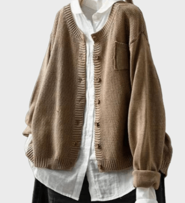 Cardigan lavorato a maglia morbido A minha loja