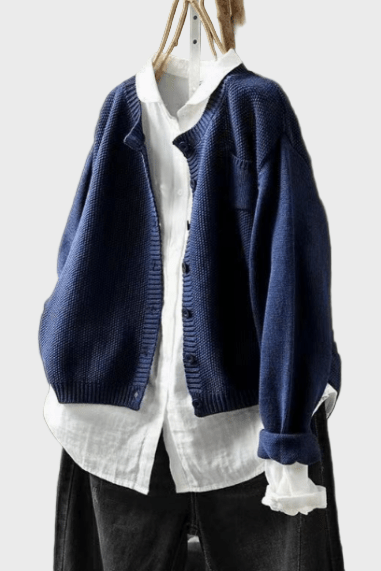 Cardigan lavorato a maglia morbido A minha loja
