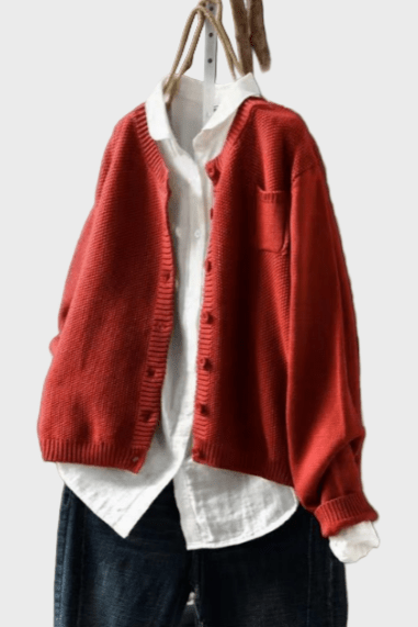 Cardigan lavorato a maglia morbido A minha loja