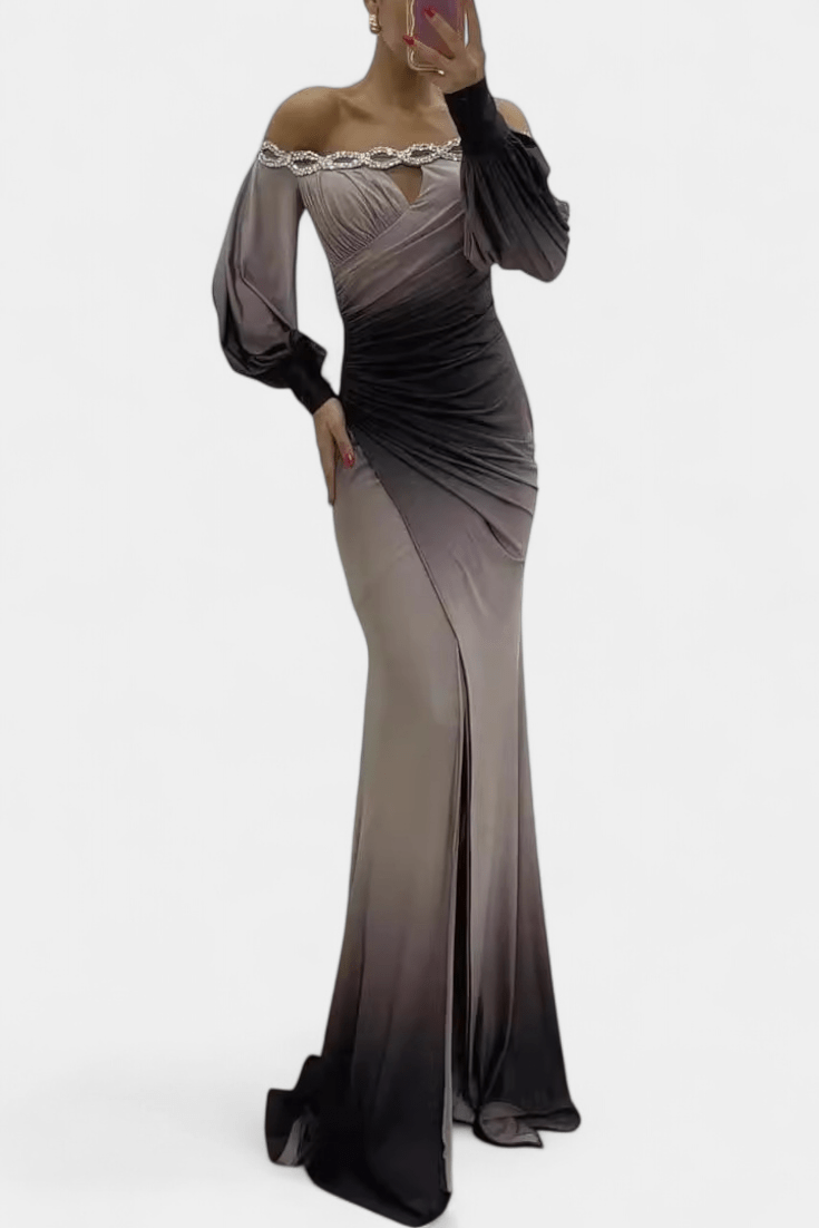 Julitta Maxi Abito™ | Design con spalle scoperte A minha loja