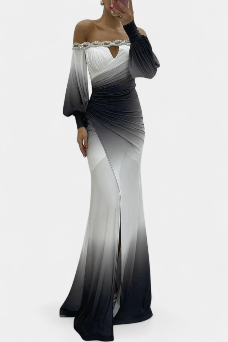 Julitta Maxi Abito™ | Design con spalle scoperte A minha loja