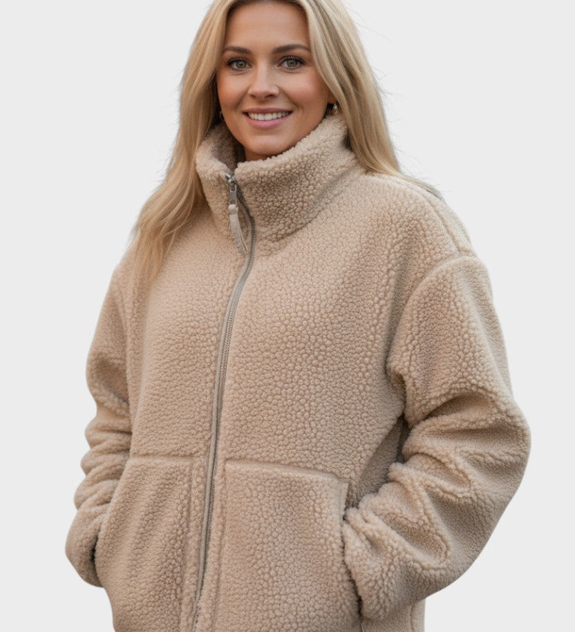 Kaja™ | Cappotto teddy elegante A minha loja