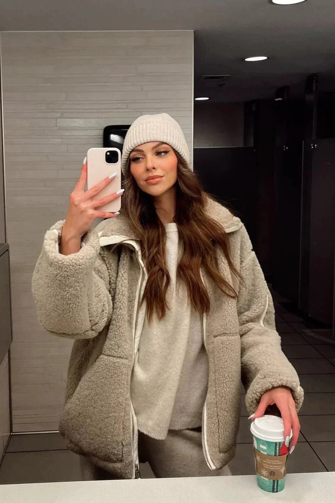 Kaja™ | Cappotto teddy elegante A minha loja