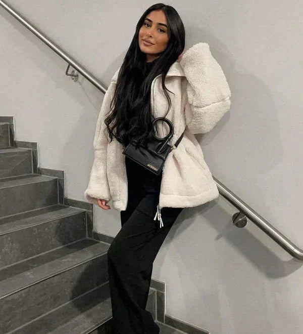 Kaja™ | Cappotto teddy elegante A minha loja