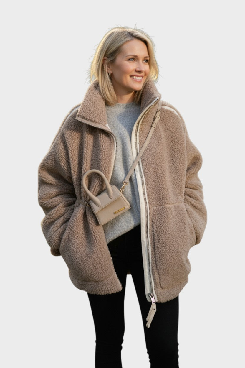 Kaja™ | Cappotto teddy elegante A minha loja