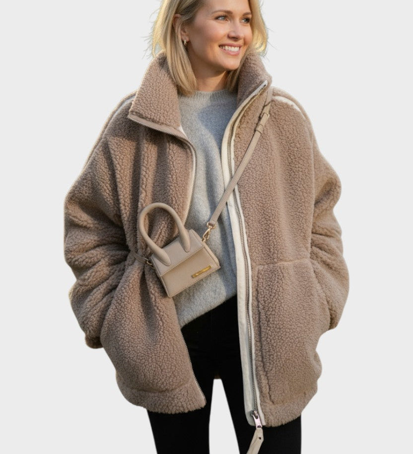 Kaja™ | Cappotto teddy elegante A minha loja