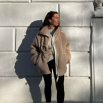 Kaja™ | Cappotto teddy elegante A minha loja