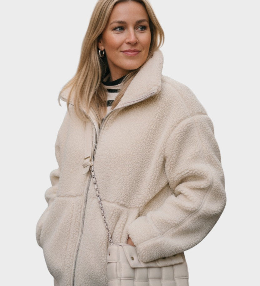 Kaja™ | Cappotto teddy elegante A minha loja