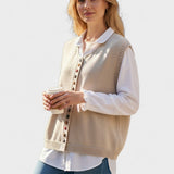 Karmen™ | Gilet Lavorato Elegante A minha loja