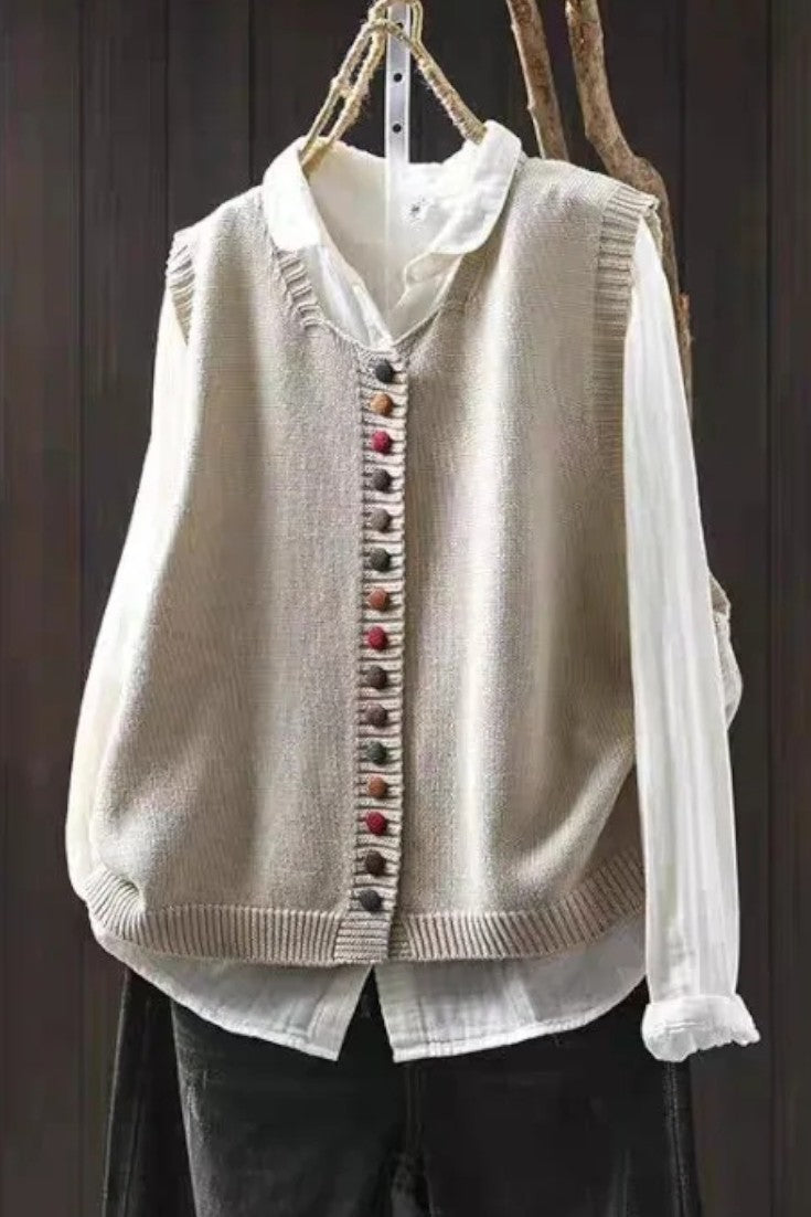 Karmen™ | Gilet Lavorato Elegante A minha loja