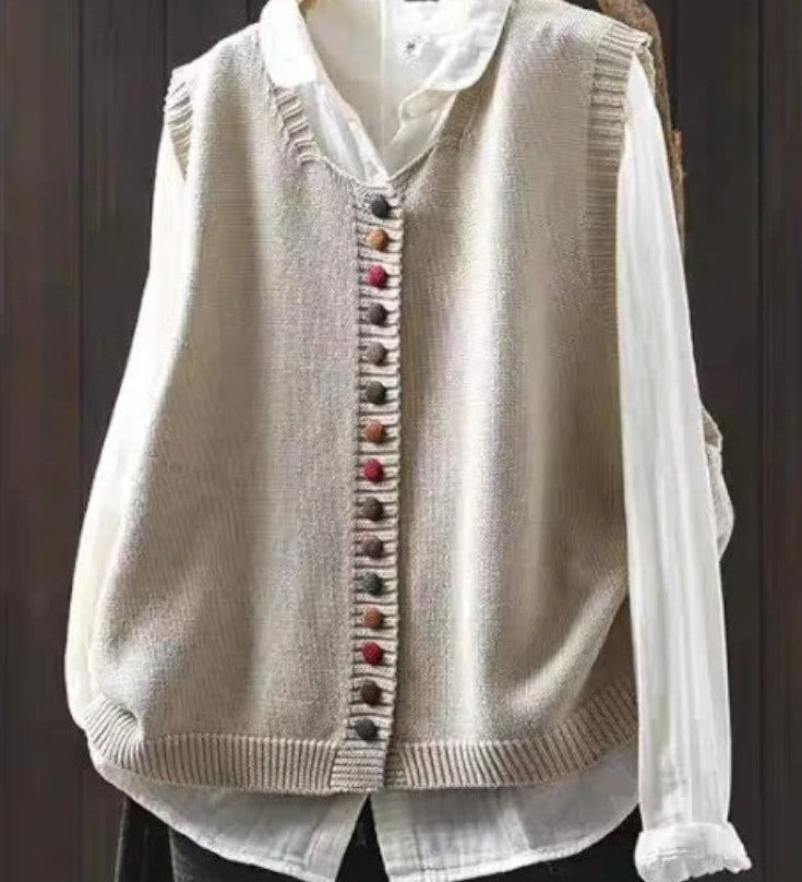 Karmen™ | Gilet Lavorato Elegante A minha loja