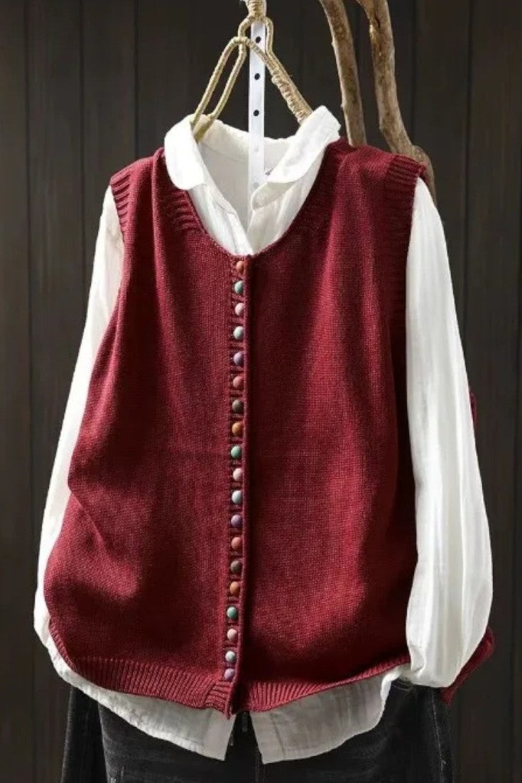 Karmen™ | Gilet Lavorato Elegante A minha loja