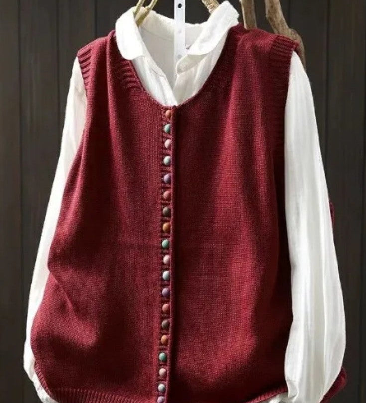 Karmen™ | Gilet Lavorato Elegante A minha loja