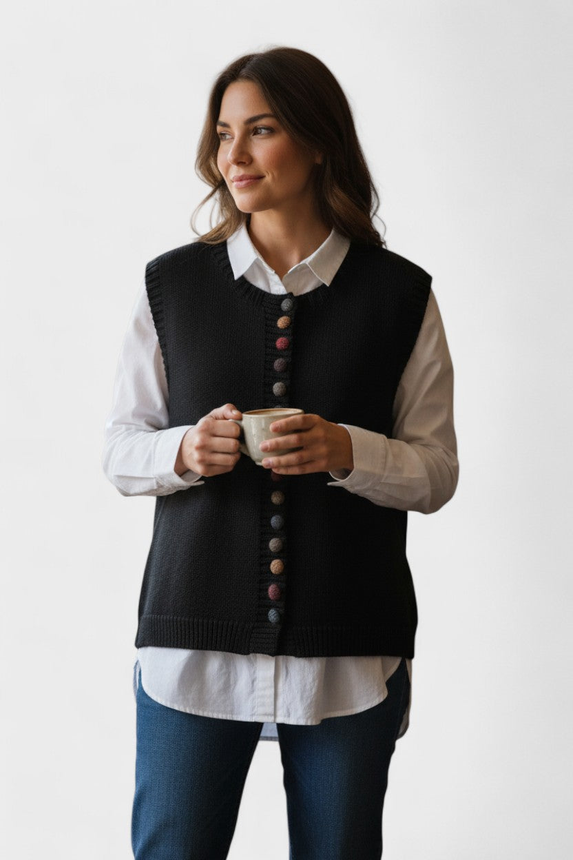 Karmen™ | Gilet Lavorato Elegante A minha loja