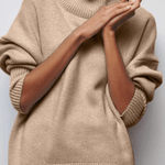 Katrielle™ Maglione con colletto alto A minha loja