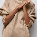 Katrielle™ Maglione con colletto alto A minha loja