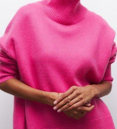 Katrielle™ Maglione con colletto alto A minha loja