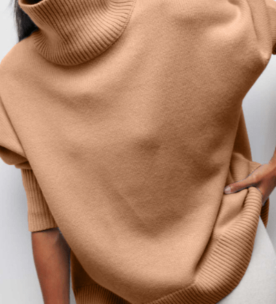 Katrielle™ Maglione con colletto alto A minha loja