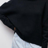 Katrielle™ Maglione con colletto alto A minha loja