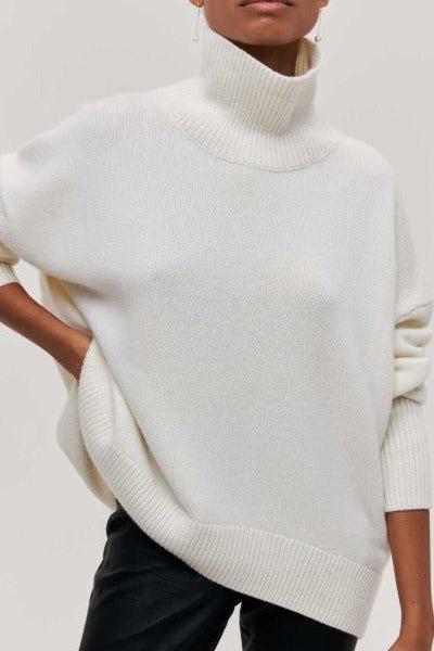 Katrielle™ Maglione con colletto alto A minha loja