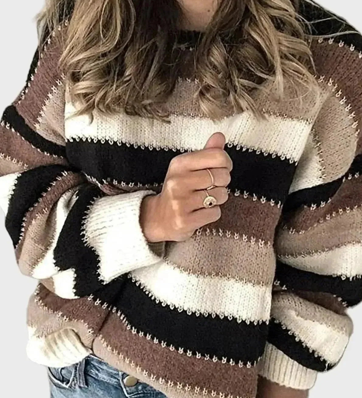 Kristiina™ Maglione a maniche lunghe A minha loja