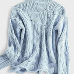Ksenia™ | Maglione lavorato a maglia confortevole A minha loja