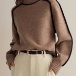Lara™ Maglione con colletto alto A minha loja