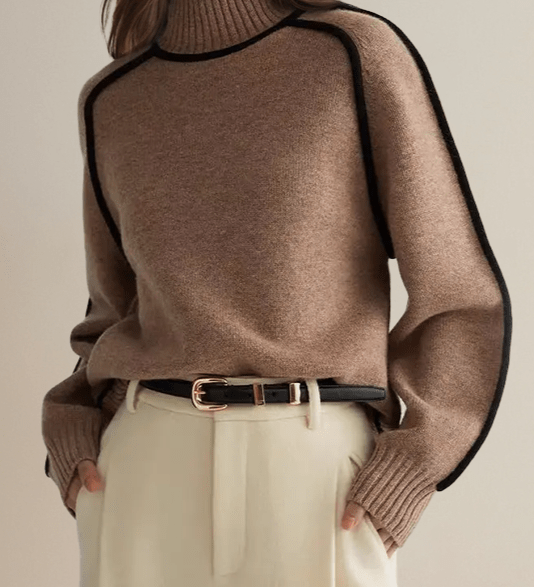 Lara™ Maglione con colletto alto A minha loja