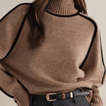 Lara™ Maglione con colletto alto A minha loja