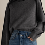 Lara™ Maglione con colletto alto A minha loja