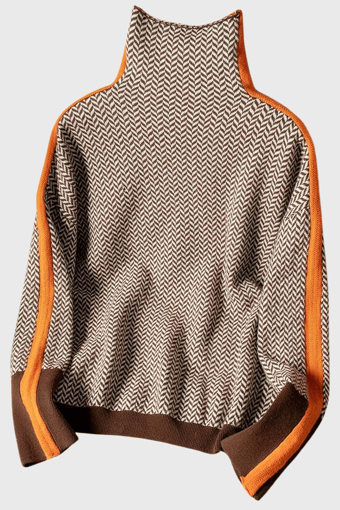 Leena™ Maglione con colletto alto A minha loja