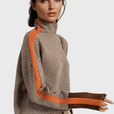 Leena™ Maglione con colletto alto A minha loja