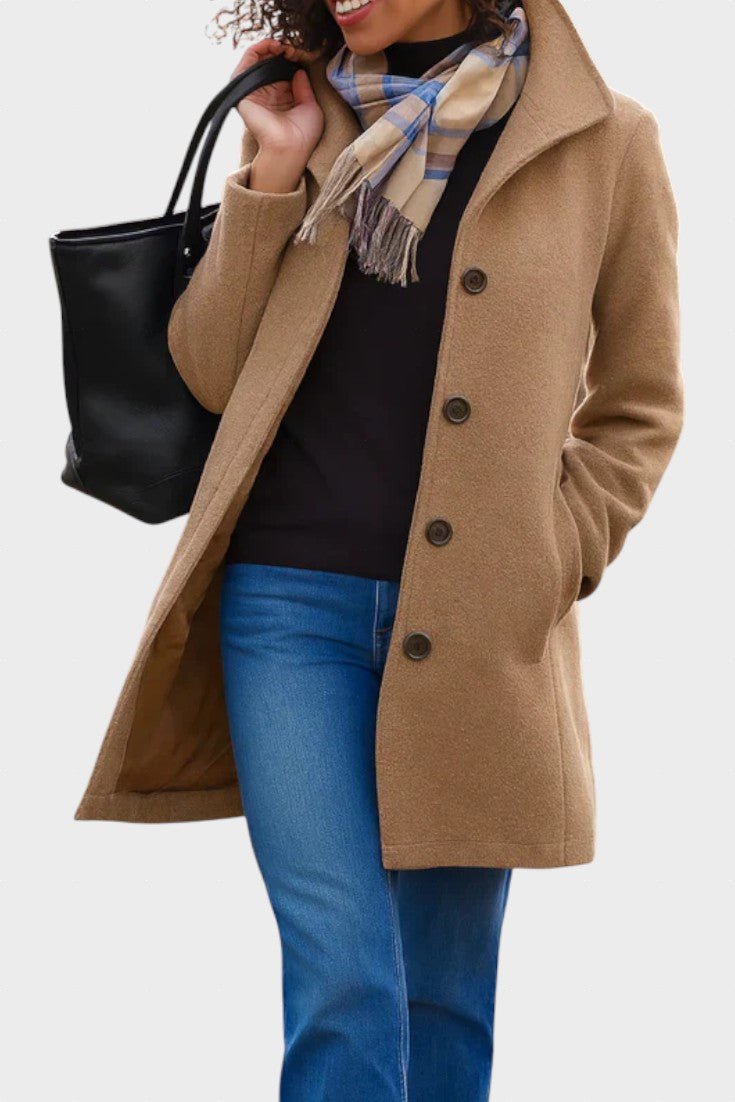 Leila™ | Cappotto elegante classico A minha loja